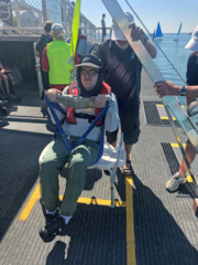 Mitchell in harness