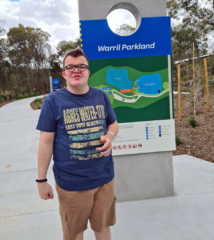 Mitchell at the park